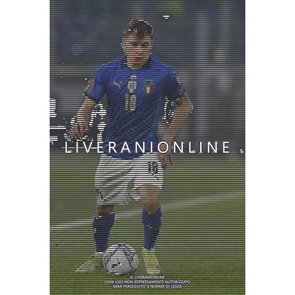 ITALIA vs SVIZZERA Qualificazioni Europee del Gruppo C ai Mondiali del Qatar 2022 12/11/2021 - nella foto: Barella Nicolo’(Italia)- ©Claudio Zamagni/Agenzi Aldo Liverani s.a.s. during European Qualifying Round group C of FIFA World Championship of Qatar 2022 between Italy and Swiss at Olympic Stadium on November 12 2021 in Rome photo credit by Claudio Zamagni/Aldo Liverani Photo Agency