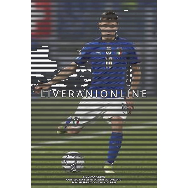 ITALIA vs SVIZZERA Qualificazioni Europee del Gruppo C ai Mondiali del Qatar 2022 12/11/2021 - nella foto: Barella Nicolo’(Italia)- ©Claudio Zamagni/Agenzi Aldo Liverani s.a.s. Barella Nicolo’(Italia)- during European Qualifying Round group C of FIFA World Championship of Qatar 2022 between Italy and Swiss at Olympic Stadium on November 12 2021 in Rome photo credit by Claudio Zamagni/Aldo Liverani Photo Agency