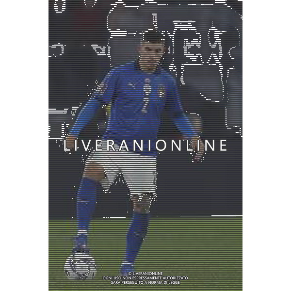 ITALIA vs SVIZZERA Qualificazioni Europee del Gruppo C ai Mondiali del Qatar 2022 12/11/2021 - nella foto: Di Lorenzo Giovanni(Italia)- ©Claudio Zamagni/Agenzi Aldo Liverani s.a.s. Di Lorenzo Giovanni(Italia)- during European Qualifying Round group C of FIFA World Championship of Qatar 2022 between Italy and Swiss at Olympic Stadium on November 12 2021 in Rome photo credit by Claudio Zamagni/Aldo Liverani Photo Agency
