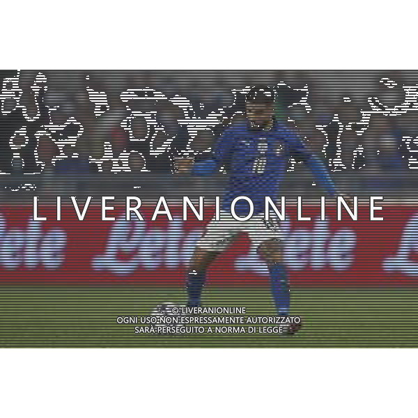 ITALIA vs SVIZZERA Qualificazioni Europee del Gruppo C ai Mondiali del Qatar 2022 12/11/2021 - nella foto: Insigne Lorenzo(Italia) ©Claudio Zamagni/Agenzi Aldo Liverani s.a.s. Insigne Lorenzo(Italia) during European Qualifying Round group C of FIFA World Championship of Qatar 2022 between Italy and Swiss at Olympic Stadium on November 12 2021 in Rome photo credit by Claudio Zamagni/Aldo Liverani Photo Agency