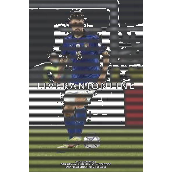 ITALIA vs SVIZZERA Qualificazioni Europee del Gruppo C ai Mondiali del Qatar 2022 12/11/2021 - nella foto: Acerbi Francesco(Italia)- ©Claudio Zamagni/Agenzi Aldo Liverani s.a.s. during European Qualifying Round group C of FIFA World Championship of Qatar 2022 between Italy and Swiss at Olympic Stadium on November 12 2021 in Rome photo credit by Claudio Zamagni/Aldo Liverani Photo Agency