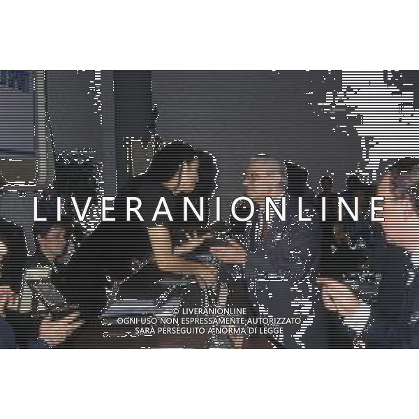 RETROSPETTIVA ETTORE MASSACESI IMPRENDITORE ITALIANO NELLA FOTO CON ROSANNA SCHIAFFINO A MILANO ©Archivio Giovanni Liverani/AGENZIA ALDO LIVERANI SAS