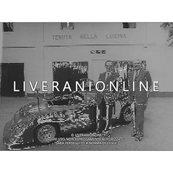 RETROSPETTIVA ETTORE MASSACESI IMPRENDITORE ITALIANO NELLA FOTO CON GUZZETTI GIUSEPPE ©Archivio Giovanni Liverani/AGENZIA ALDO LIVERANI SAS