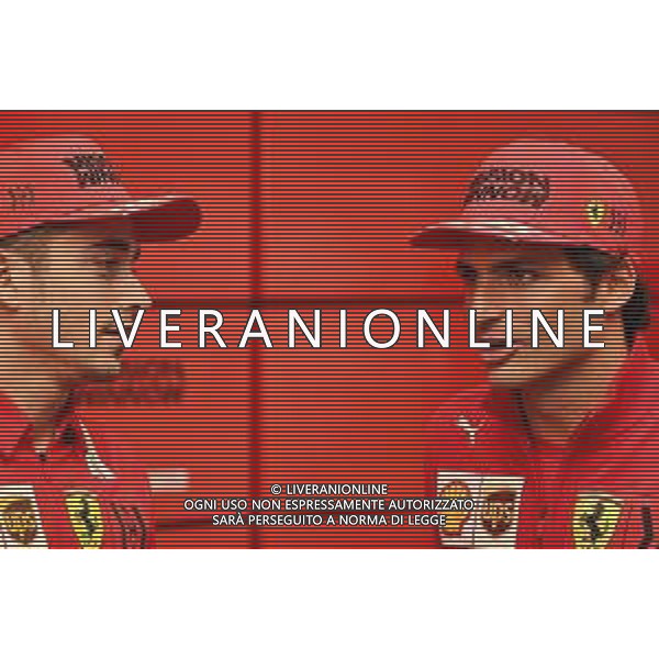 (L to R): Charles Leclerc (MON) Ferrari with team mate Carlos Sainz Jr (ESP) Ferrari. 13.11.2021. Formula 1 World Championship, Rd 19, Brazilian Grand Prix, Sao Paulo, Brazil, Sprint Race Day. - www.xpbimages.com, EMail: requests@xpbimages.com © Copyright: Batchelor / XPB Images/AGENZIA ALDO LIVERANI SAS - ITALY ONLY EDITORIAL USE ONLY