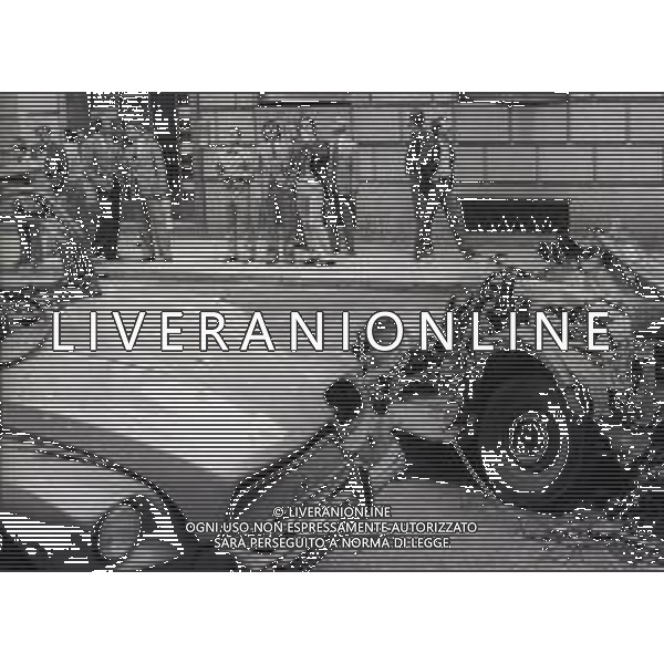1980 MILANO ATTENTATO TERROSITICO ALLA QUESTURA AG ALDO LIVERANI SAS