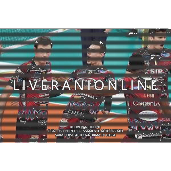 CerquigliniL/LMedia - Sir Safety Conad Perugia vs Allianz Milano - Volleyball Italian Serie A Men Superleague Championship 2021/2022 13 November 2021 - PalaBarton, Perugia, Italy Photo showing: giannelli simone (n.6 sir safety conad perugia) exultation @CerquigliniL/LMedia/AGENZIA ALDO LIVERANI SAS