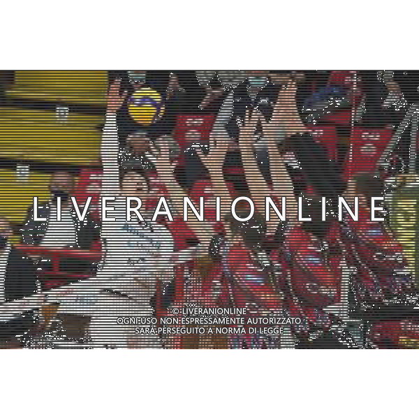 CerquigliniL/LMedia - Sir Safety Conad Perugia vs Allianz Milano - Volleyball Italian Serie A Men Superleague Championship 2021/2022 13 November 2021 - PalaBarton, Perugia, Italy Photo showing: ishikawa yuki (n.14 allianz milano) spike @CerquigliniL/LMedia/AGENZIA ALDO LIVERANI SAS
