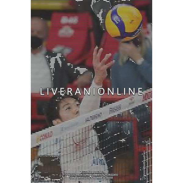 CerquigliniL/LMedia - Sir Safety Conad Perugia vs Allianz Milano - Volleyball Italian Serie A Men Superleague Championship 2021/2022 13 November 2021 - PalaBarton, Perugia, Italy Photo showing: ishikawa yuki (n.14 allianz milano) spike @CerquigliniL/LMedia/AGENZIA ALDO LIVERANI SAS