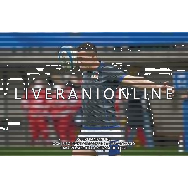 GriffoniE/LMedia - Test Match 2021, Italy vs Argentina - Autumn Nations Cup rugby match 13 November 2021 - Monigo stadium, Treviso, Italy Photo showing: Luca Morisi (Italy) portrait @GriffoniE/LMedia/AGENZIA ALDO LIVERANI SAS
