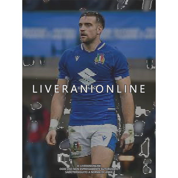 GriffoniE/LMedia - Test Match 2021, Italy vs Argentina - Autumn Nations Cup rugby match 13 November 2021 - Monigo stadium, Treviso, Italy Photo showing: Edoardo Padovani (Italy) portrait @GriffoniE/LMedia/AGENZIA ALDO LIVERANI SAS
