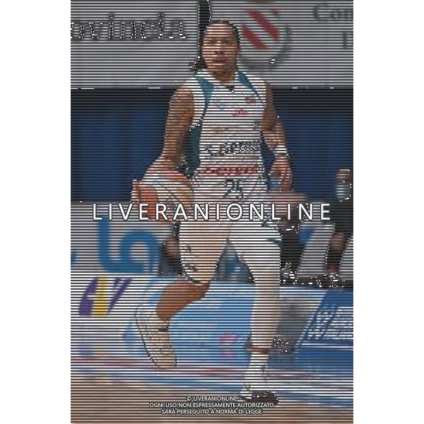 ¬© TVRG Trevon Allen (Cantu\') San Bernardo-Cinelandia Park Cantu\' vs Agribertocchi Orzinuovi Campionato Serie A2 Old Wild West girone verde - 7a giornata Desio (MB) 14-11-2021 PalaBancoDesio foto Roberto Garavaglia/ag. Aldo Liverani sas/AGENZIA ALDO LIVERANI SAS