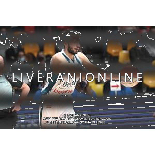 ¬© TVRG Matteo Da Ros (Cantu\') San Bernardo-Cinelandia Park Cantu\' vs Agribertocchi Orzinuovi Campionato Serie A2 Old Wild West girone verde - 7a giornata Desio (MB) 14-11-2021 PalaBancoDesio foto Roberto Garavaglia/ag. Aldo Liverani sas/AGENZIA ALDO LIVERANI SAS