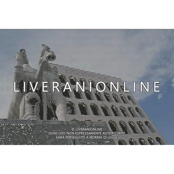 ROMA CITTA\' 2003 MONUMENTI E MINISTERI nella foto IL PALAZZO DEI CONGRESSI EUR* Agenzia Aldo Liverani