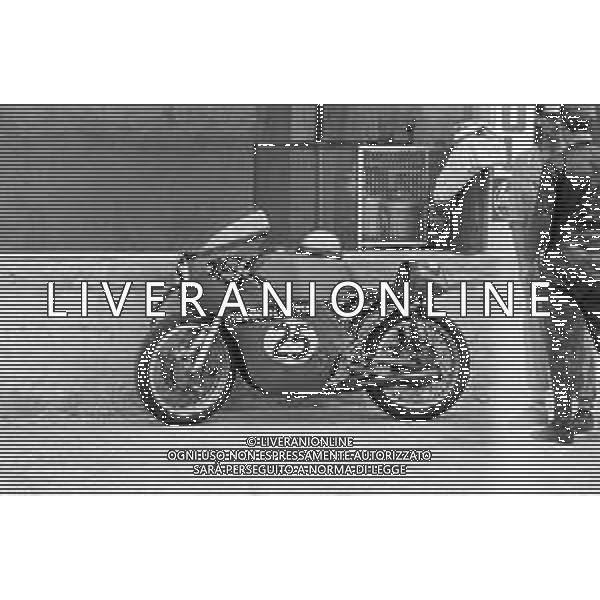 MOTOMONDIALE GRAN PREMIO MOTOCICLISTICO DELLE NAZIONI AUTODROMO DI MONZA 15 SETTEMBRE 1968 - RETROSPETTIVA NELLA FOTO MOTO HANNAH PATON ©Archivio Giovanni Liverani/AG ALDO LIVERANI SAS