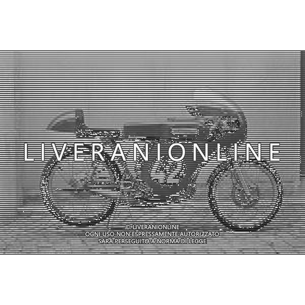 MOTOMONDIALE GRAN PREMIO MOTOCICLISTICO DELLE NAZIONI AUTODROMO DI MONZA 15 SETTEMBRE 1968 - RETROSPETTIVA NELLA FOTO MOTO AERMACCHI HARLEY-DAVIDSON ©Archivio Giovanni Liverani/AG ALDO LIVERANI SAS