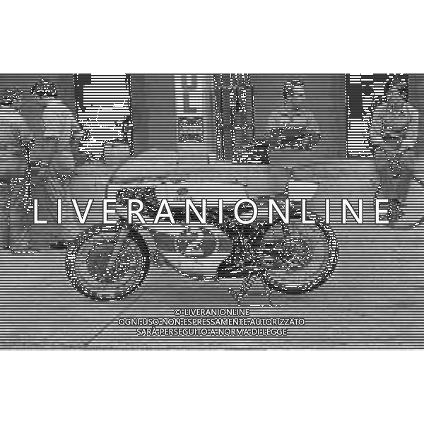 MOTOMONDIALE GRAN PREMIO MOTOCICLISTICO DELLE NAZIONI AUTODROMO DI MONZA 15 SETTEMBRE 1968 - RETROSPETTIVA NELLA FOTO MOTO YAMAHA ©Archivio Giovanni Liverani/AG ALDO LIVERANI SAS