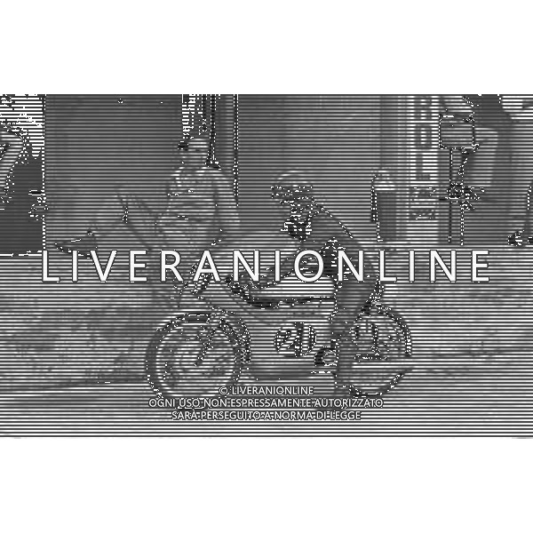 MOTOMONDIALE GRAN PREMIO MOTOCICLISTICO DELLE NAZIONI AUTODROMO DI MONZA 15 SETTEMBRE 1968 - RETROSPETTIVA NELLA FOTO MOTO HONDA ©Archivio Giovanni Liverani/AG ALDO LIVERANI SAS
