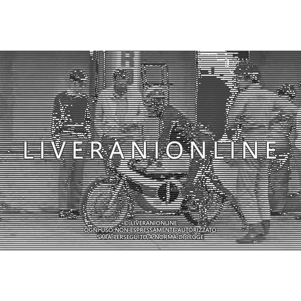 MOTOMONDIALE GRAN PREMIO MOTOCICLISTICO DELLE NAZIONI AUTODROMO DI MONZA 15 SETTEMBRE 1968 - RETROSPETTIVA NELLA FOTO MOTO YAMAHA ©Archivio Giovanni Liverani/AG ALDO LIVERANI SAS