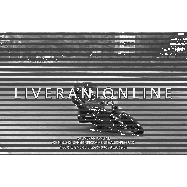 MOTOMONDIALE GRAN PREMIO MOTOCICLISTICO DELLE NAZIONI AUTODROMO DI MONZA 15 SETTEMBRE 1968 - RETROSPETTIVA NELLA FOTO IL PILOTA HAILWOOD MIKE ©Archivio Giovanni Liverani/AG ALDO LIVERANI SAS