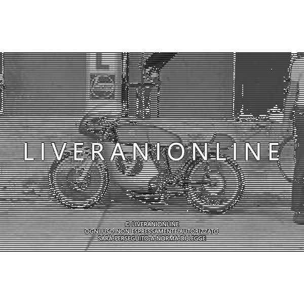 MOTOMONDIALE GRAN PREMIO MOTOCICLISTICO DELLE NAZIONI AUTODROMO DI MONZA 15 SETTEMBRE 1968 - RETROSPETTIVA NELLA FOTO MOTO BULTACO ©Archivio Giovanni Liverani/AG ALDO LIVERANI SAS
