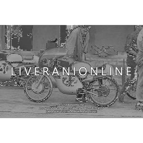 MOTOMONDIALE GRAN PREMIO MOTOCICLISTICO DELLE NAZIONI AUTODROMO DI MONZA 15 SETTEMBRE 1968 - RETROSPETTIVA NELLA FOTO MOTO MZ NECKERMANN ©Archivio Giovanni Liverani/AG ALDO LIVERANI SAS