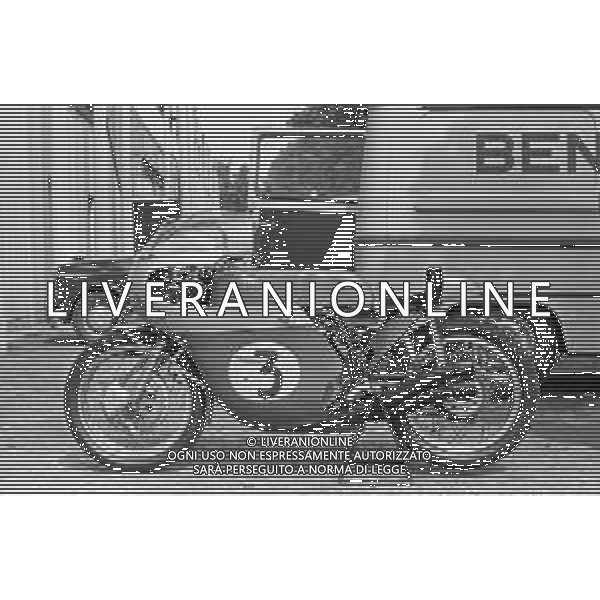 MOTOMONDIALE GRAN PREMIO MOTOCICLISTICO DELLE NAZIONI AUTODROMO DI MONZA 15 SETTEMBRE 1968 - RETROSPETTIVA NELLA FOTO MOTO BENELLI ©Archivio Giovanni Liverani/AG ALDO LIVERANI SAS