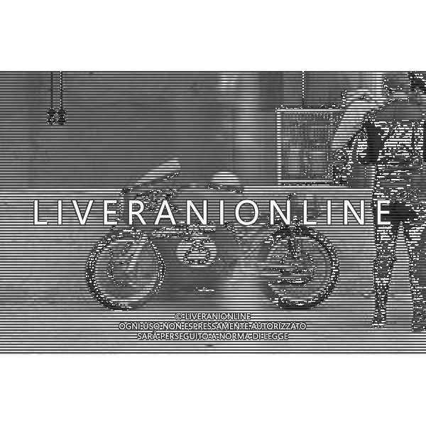 MOTOMONDIALE GRAN PREMIO MOTOCICLISTICO DELLE NAZIONI AUTODROMO DI MONZA 15 SETTEMBRE 1968 - RETROSPETTIVA NELLA FOTO MOTO HANNAH PATON ©Archivio Giovanni Liverani/AG ALDO LIVERANI SAS