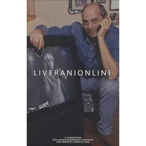 RETROSPETTIVA PAOLO BROSIO GIORNALISTA,SCRITTORE E CONDUTTORE TELEVISIVO NELLA FOTO PAOLO BROSIO NELL\'ANNO 1997 AG ALDO LIVERANI SAS