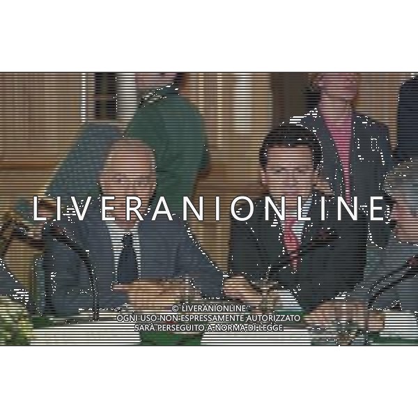 RIUNIONE DEI DIRIGENTI SUPERLEGA CALCIO, HOTEL PALACE MILANO 14 OTTOBRE 1998 NELLA FOTO GIAMMARIA VISCONTI DI MODRONE INTER ©ARCHIVIO/AGENZIA ALDO LIVERANI SAS