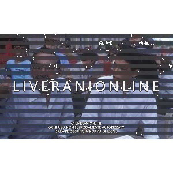 RETROSPETTIVA ALESSANDRO GASSMANN ATTORE NELLA FOTO ALESSANDRO GASSMANN A VENEZIA NELL\'ANNO 1982 CON IL PADRE VITTORIO GASSMAN AG ALDO LIVERANI SAS