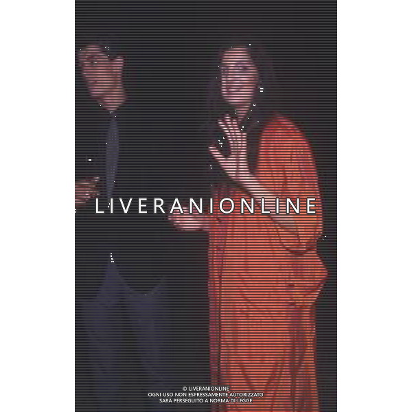 RETROSPETTIVA ALESSANDRO GASSMANN ATTORE NELLA FOTO ALESSANDRO GASSMANN NELL\'ANNO 1987 CON FRANCESCA D\'ALOJA AG ALDO LIVERANI SAS 
