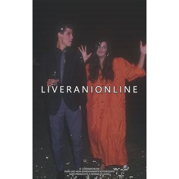 RETROSPETTIVA ALESSANDRO GASSMANN ATTORE NELLA FOTO ALESSANDRO GASSMANN NELL\'ANNO 1987 CON FRANCESCA D\'ALOJA AG ALDO LIVERANI SAS 