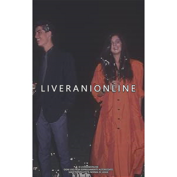 RETROSPETTIVA ALESSANDRO GASSMANN ATTORE NELLA FOTO ALESSANDRO GASSMANN NELL\'ANNO 1987 CON FRANCESCA D\'ALOJA AG ALDO LIVERANI SAS 