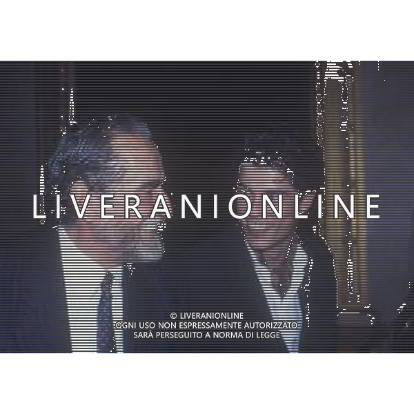 RETROSPETTIVA ALESSANDRO GASSMANN ATTORE NELLA FOTO ALESSANDRO GASSMANN NELL\'ANNO 1990 CON VITTORIO GASSMAN AG ALDO LIVERANI SAS