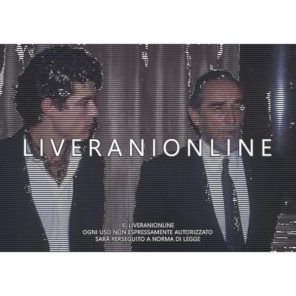 RETROSPETTIVA ALESSANDRO GASSMANN ATTORE NELLA FOTO ALESSANDRO GASSMANN NELL\'ANNO 1990 CON VITTORIO GASSMAN AG ALDO LIVERANI SAS