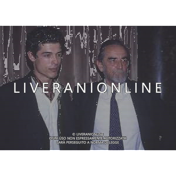 RETROSPETTIVA ALESSANDRO GASSMANN ATTORE NELLA FOTO ALESSANDRO GASSMANN NELL\'ANNO 1990 CON VITTORIO GASSMAN AG ALDO LIVERANI SAS