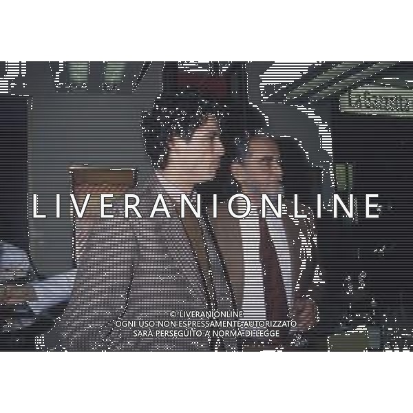 RETROSPETTIVA ALESSANDRO GASSMANN ATTORE NELLA FOTO ALESSANDRO GASSMANN A MILANO CON IL PADRE VITTORIO GASSMAN AG ALDO LIVERANI SAS 