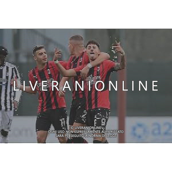 ¬© TVRG Marco Nasti (Milan) esulta dopo il gol dell\'1 a 0 Milan vs Juventus Campionato Primavera 1 TIM - 9a giornata Milano 19-11-2021 centro sportivo Peppino Vismara foto Roberto Garavaglia/ag. Aldo Liverani sas/AGENZIA ALDO LIVERANI SAS