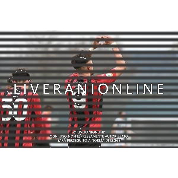 ¬© TVRG Marco Nasti (Milan) esulta dopo il gol del 2 a 1 Milan vs Juventus Campionato Primavera 1 TIM - 9a giornata Milano 19-11-2021 centro sportivo Peppino Vismara foto Roberto Garavaglia/ag. Aldo Liverani sas/AGENZIA ALDO LIVERANI SAS