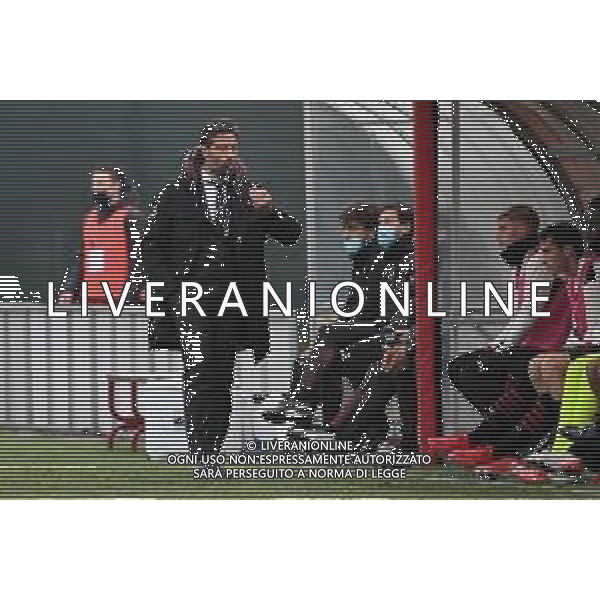 ¬© TVRG Federico Giunti allenatore Milan Milan vs Juventus Campionato Primavera 1 TIM - 9a giornata Milano 19-11-2021 centro sportivo Peppino Vismara foto Roberto Garavaglia/ag. Aldo Liverani sas/AGENZIA ALDO LIVERANI SAS