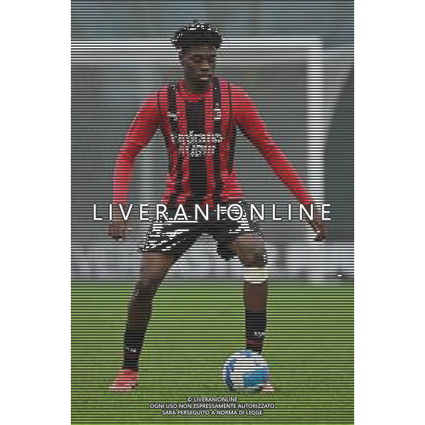 © TVRG Nosa Obaretin (Milan) Milan vs Juventus Campionato Primavera 1 TIM - 9a giornata Milano 19-11-2021 centro sportivo Peppino Vismara foto Roberto Garavaglia/ag. Aldo Liverani sas/AGENZIA ALDO LIVERANI SAS