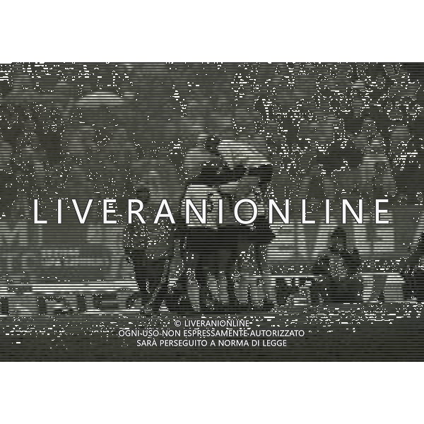 27-02-1983 CESENA CAMPIONATO DI CALCIO SERIE A CESENA-ROMA 1-1 NELLA FOTO ABBRACCI GIOCATORI CESENA DOPO IL GOAL AG ALDO LIVERANI SAS