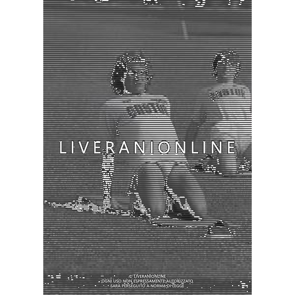 1984 ALLENAMENTO LAZIO CALCIO NELLA FOTO LIONELLO MANFREDONIA AG ALDO LIVERANI SAS