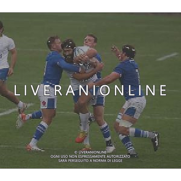 Italia - Uruguay rugby, Test Match Autumn Nations Series 2021 - Parma 20.11.2021 nella foto Callum BRALEY e Paolo GARBISI e Michele LAMARO ©Santandrea/AGENZIA ALDO LIVERANI SAS