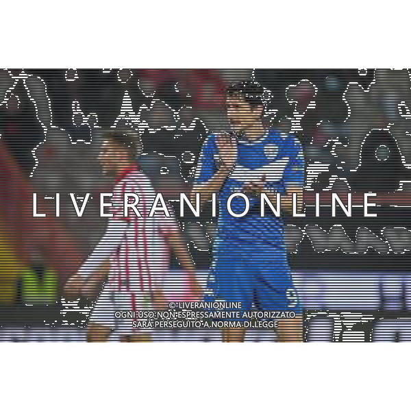 GriffoniE/LMedia - LR Vicenza vs Brescia Calcio - Italian Football Championship League BKT 2021/2022 20 November 2021 - Stadio Romeo Menti, Vicenza, Italy Photo showing: Stefano Moreo (Brescia) @GriffoniE/LMedia/AGENZIA ALDO LIVERANI SAS