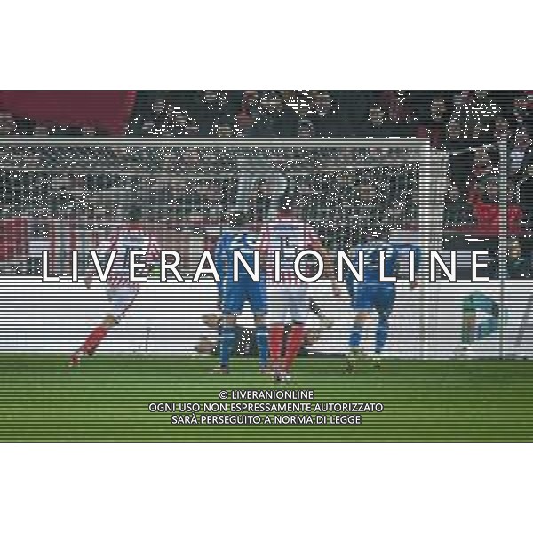 GriffoniE/LMedia - LR Vicenza vs Brescia Calcio - Italian Football Championship League BKT 2021/2022 20 November 2021 - Stadio Romeo Menti, Vicenza, Italy Photo showing: Jesse Joronen (Brescia) saves a goal on penalty kick @GriffoniE/LMedia/AGENZIA ALDO LIVERANI SAS