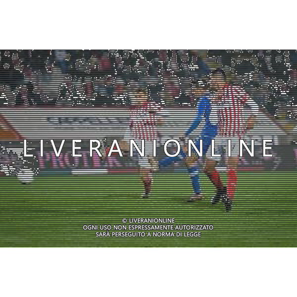 GriffoniE/LMedia - LR Vicenza vs Brescia Calcio - Italian Football Championship League BKT 2021/2022 20 November 2021 - Stadio Romeo Menti, Vicenza, Italy Photo showing: Massimo Bertagnoli (Brescia) scores a goal 1-3 @GriffoniE/LMedia/AGENZIA ALDO LIVERANI SAS