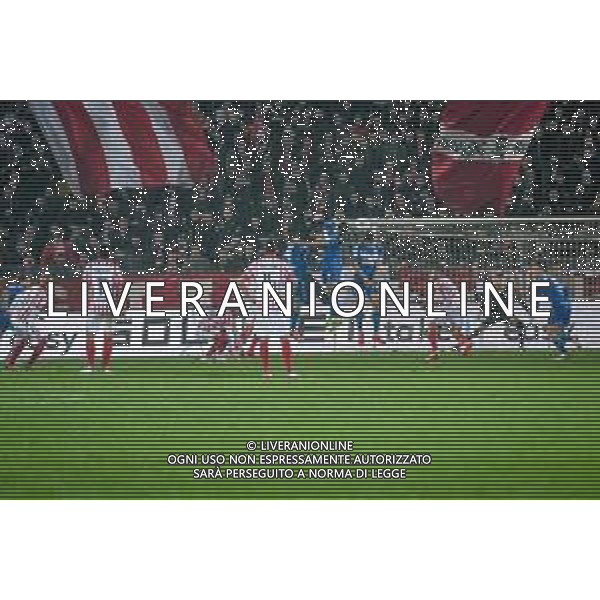 GriffoniE/LMedia - LR Vicenza vs Brescia Calcio - Italian Football Championship League BKT 2021/2022 20 November 2021 - Stadio Romeo Menti, Vicenza, Italy Photo showing: Stefano Giacomelli (Vicenza) scores a goal on free kick 2-3 @GriffoniE/LMedia/AGENZIA ALDO LIVERANI SAS