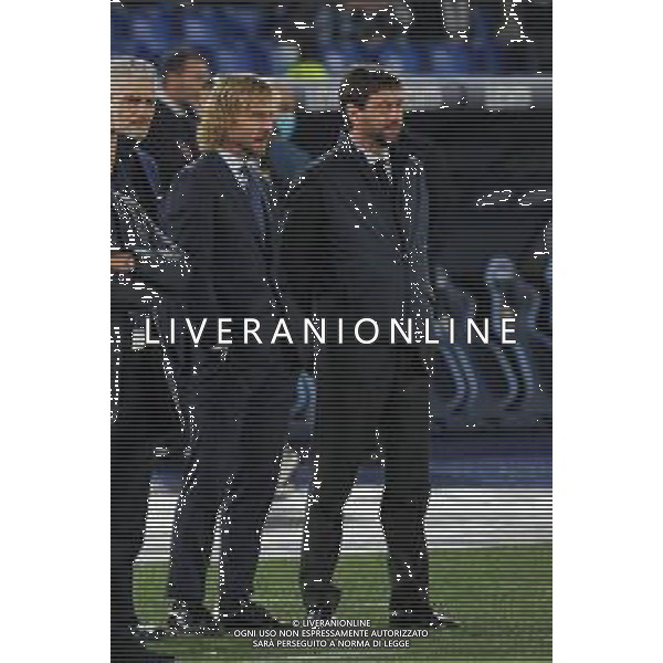 Lazio vs Juventus Campionato Serie A TIM - 13 giornata Stadio Olimpico - Roma 20-11-2021 nella foto Pavel Nedved e Andrea Agnelli FOTO FEDERICO GAETANO-AG ALDO LIVERANI SAS