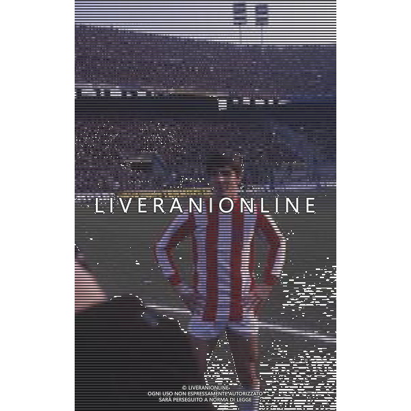 RETROSPETTIVA PAOLO ROSSI CALCIATORE NELLA FOTO PAOLO ROSSI CONLA MAGLIA DEL VICENZA CALCIO AG ALDO LIVERANI SAS